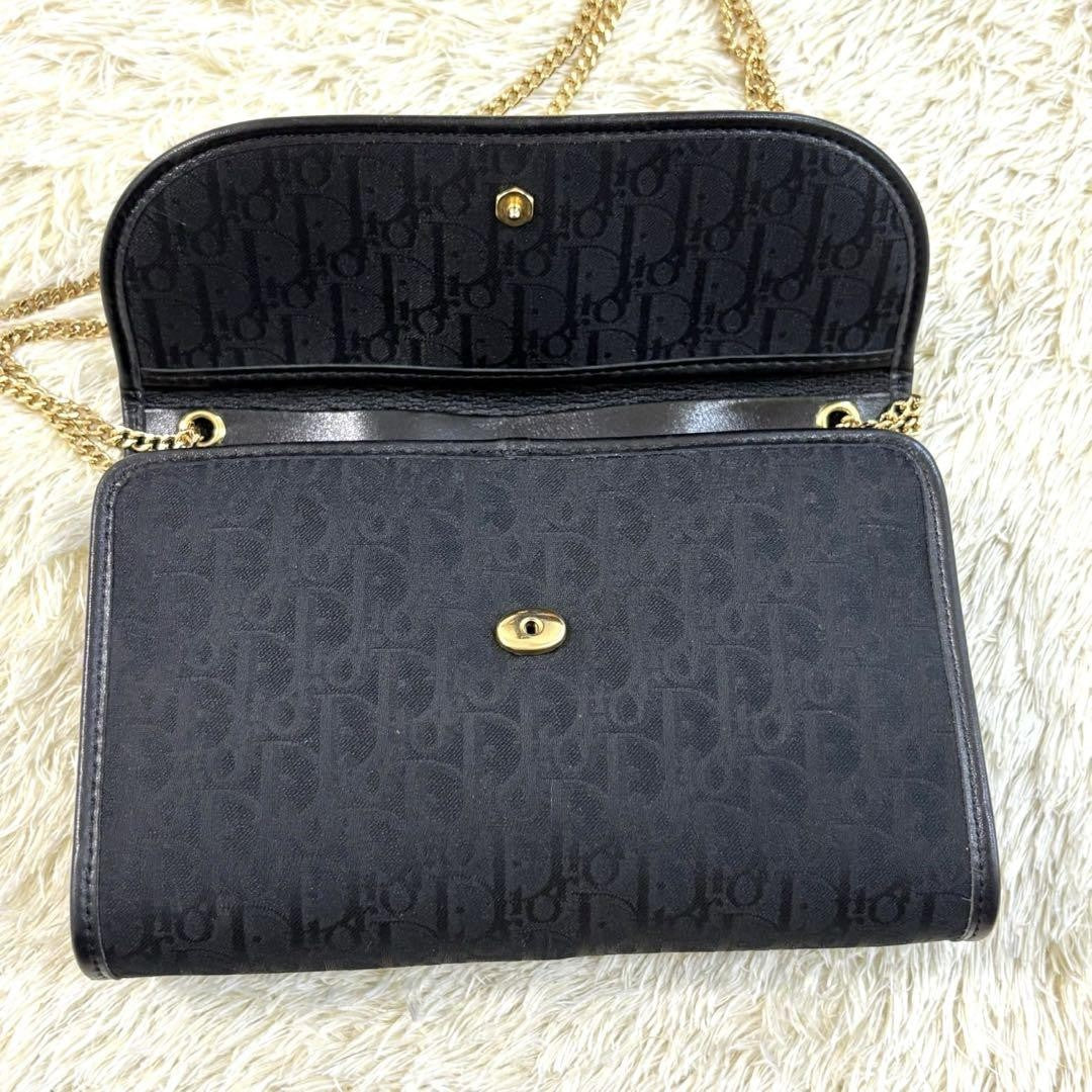 Christian Dior Shoulder Bag Purse 3way Trotter Logo Authentic