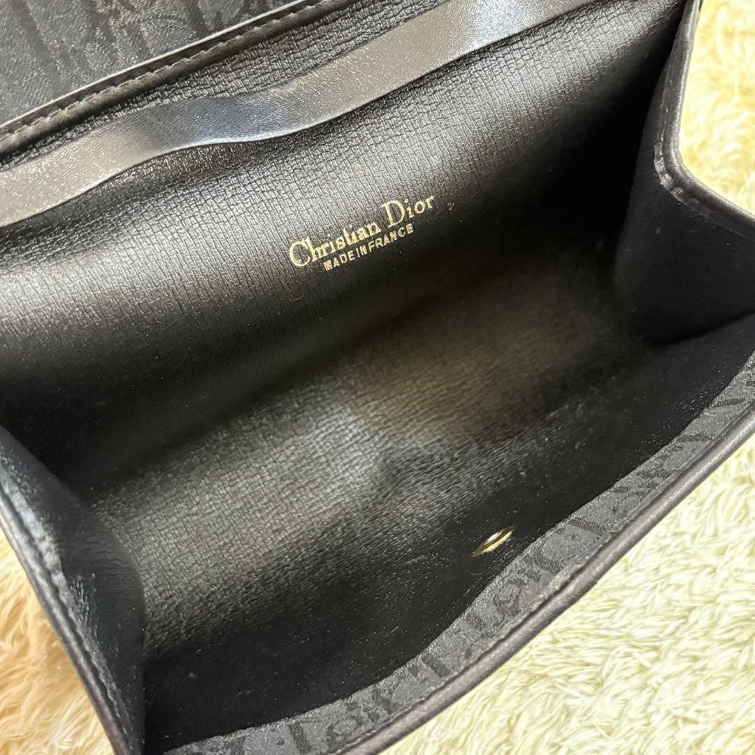 Christian Dior Shoulder Bag Purse 3way Trotter Logo Authentic