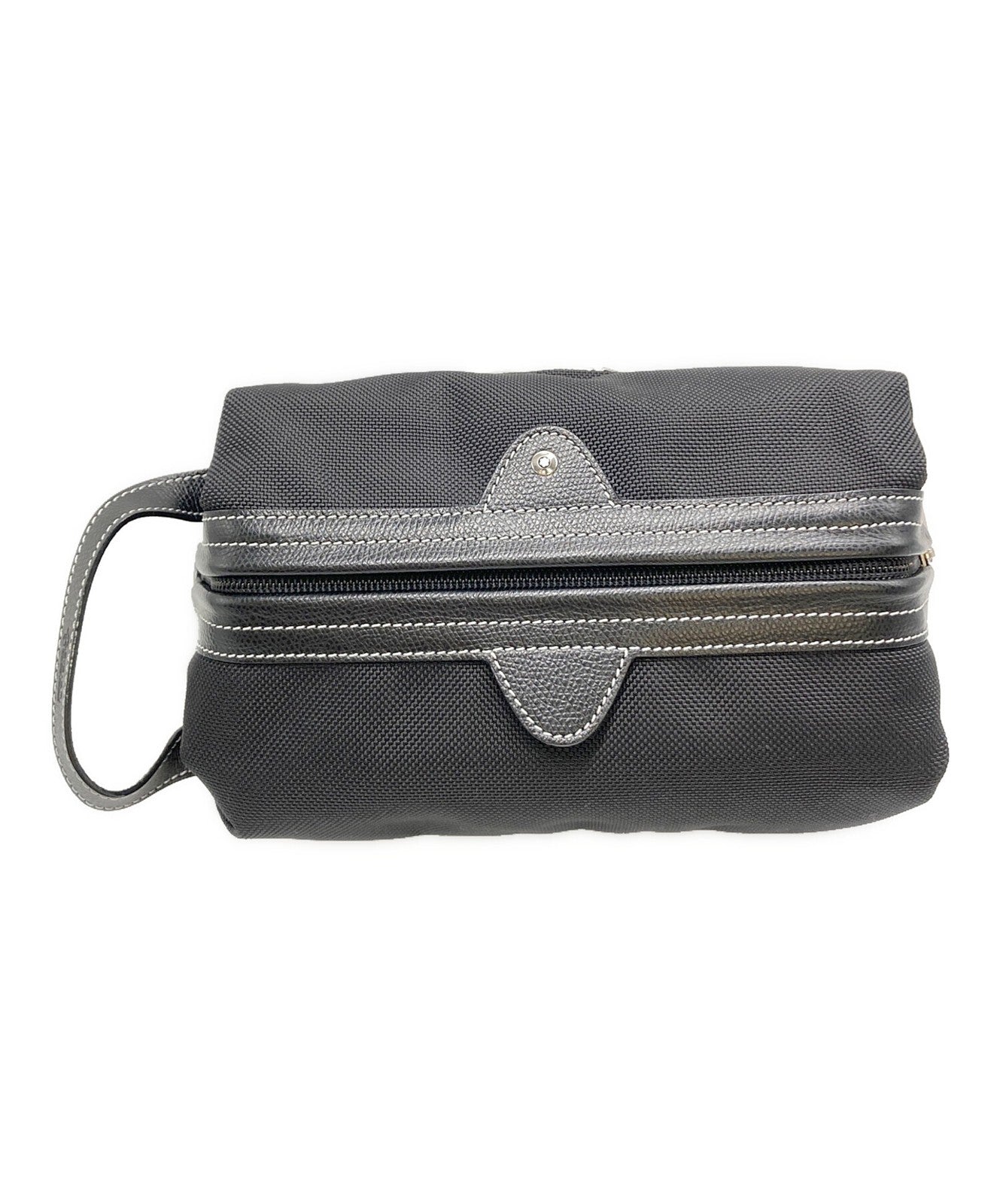 Montblanc Clutch Bag Second Bag Black Authentic