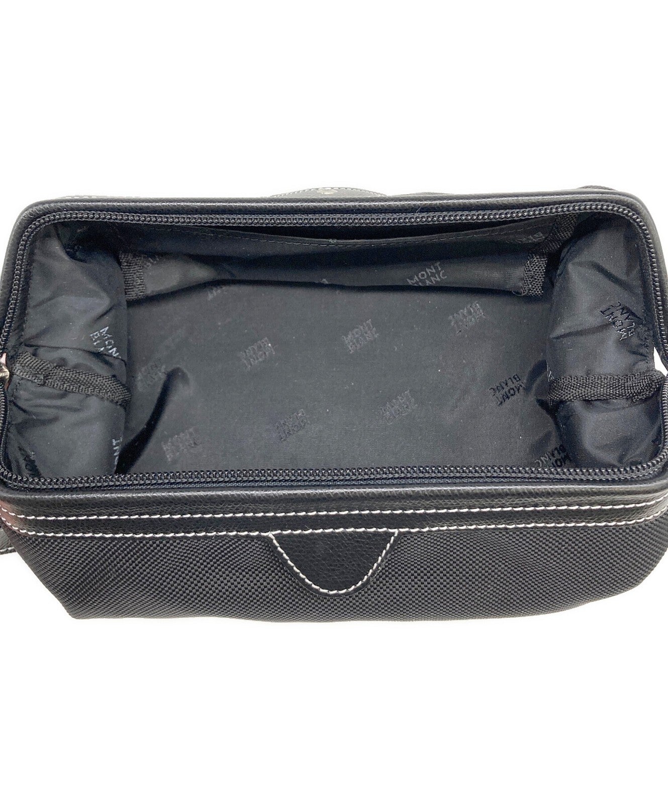 Montblanc Clutch Bag Second Bag Black Authentic