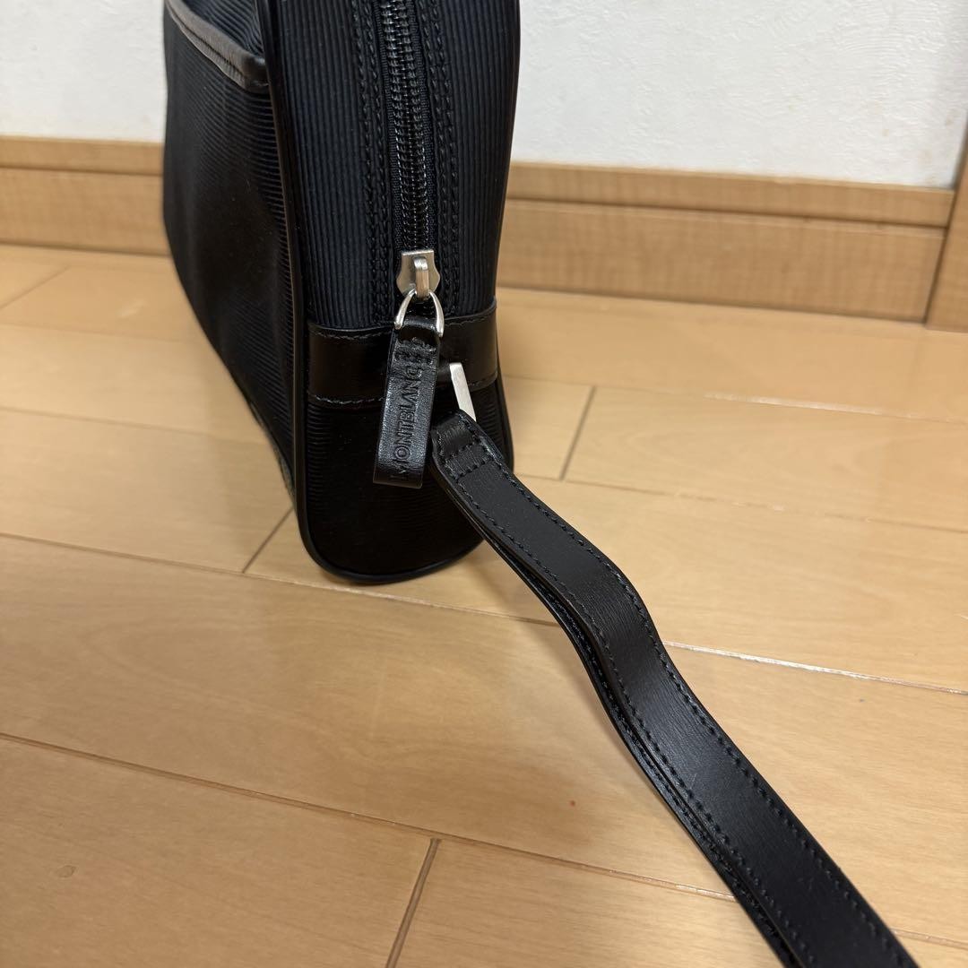Montblanc Clutch Bag Second Bag Black Authentic
