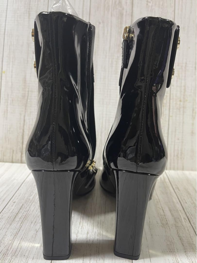 GUCCI Short Boots Shoes EU 37.0 US 7.0 Black Authentic