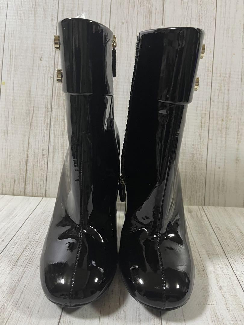 GUCCI Short Boots Shoes EU 37.0 US 7.0 Black Authentic