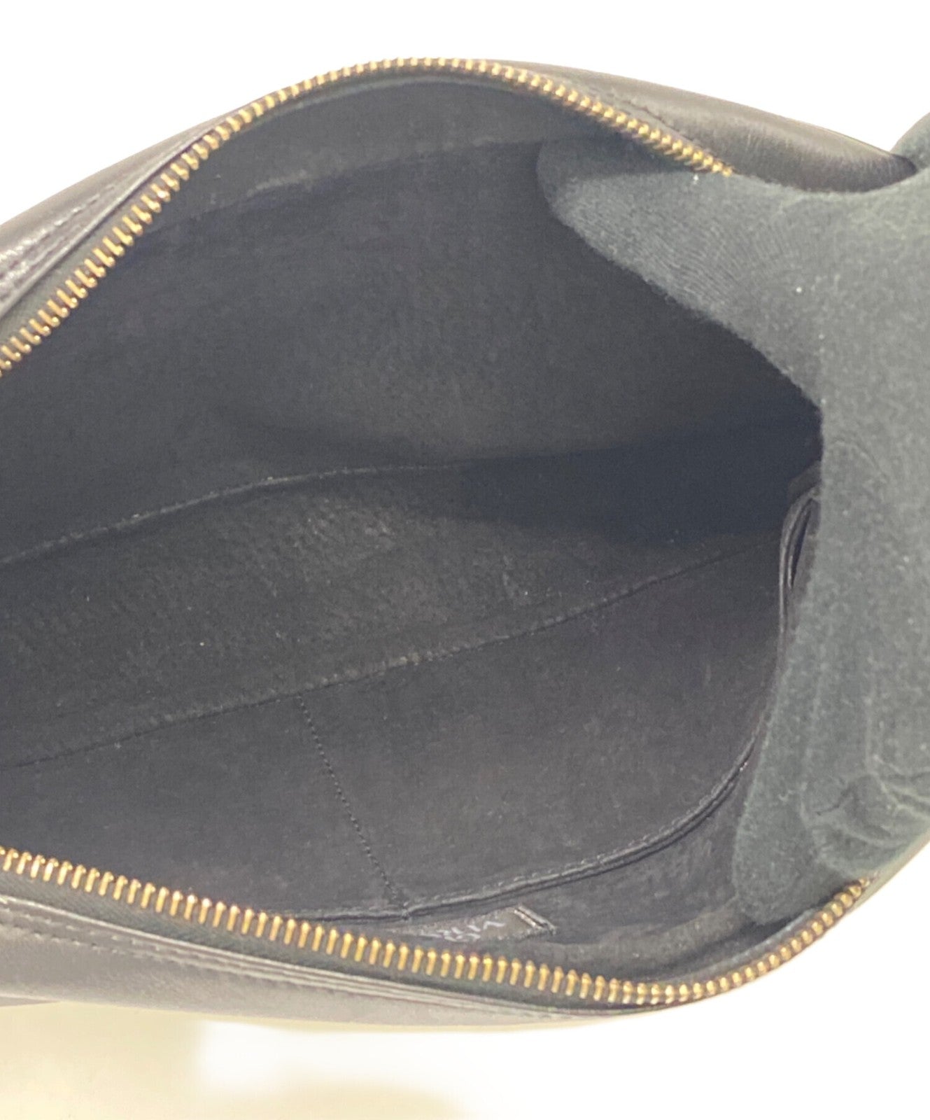 VERSACE Clutch Bag Second Bag Medusa Black Authentic