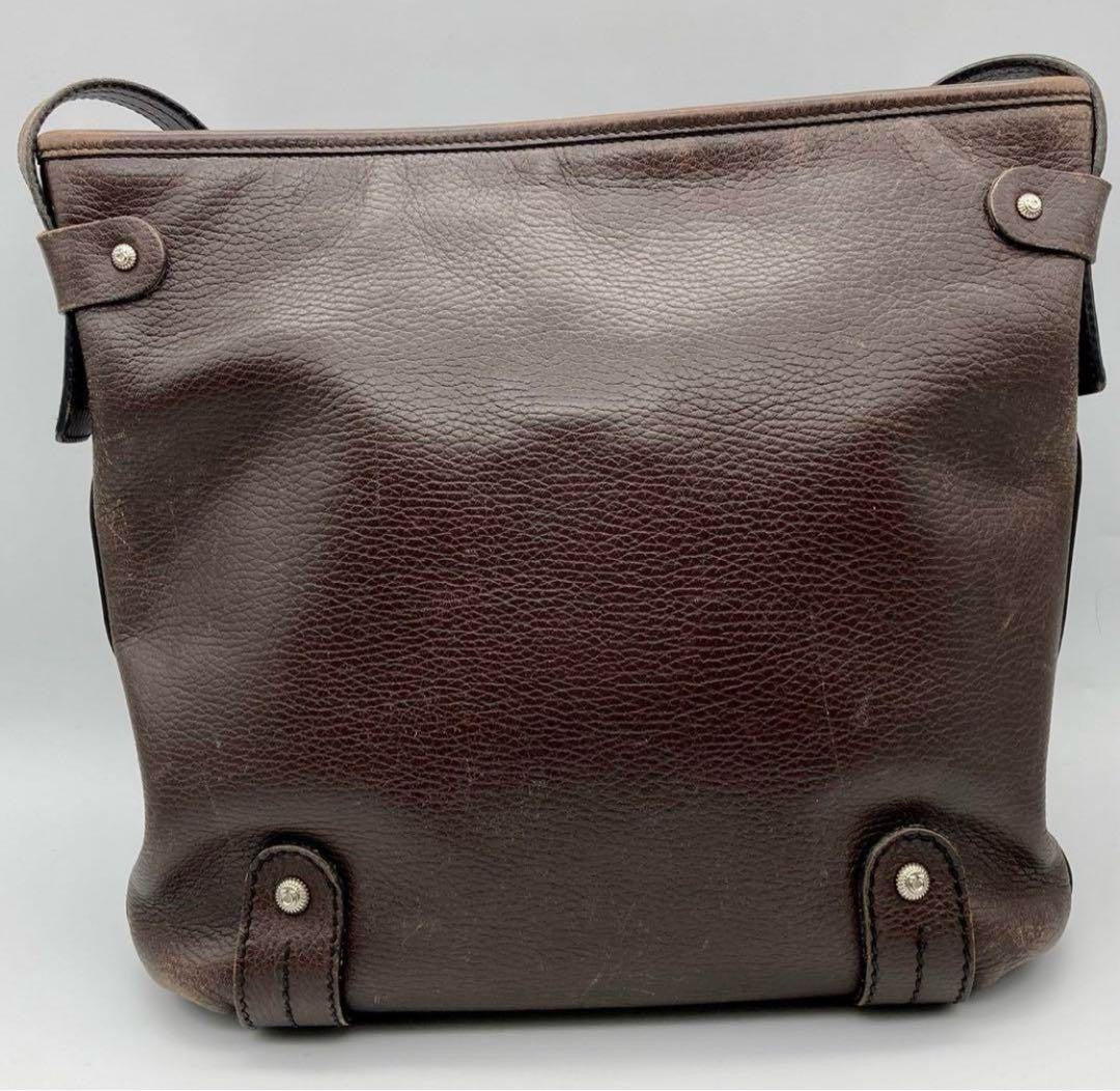 Salvatore Ferragamo Shoulder Bag Purse Brown Authentic