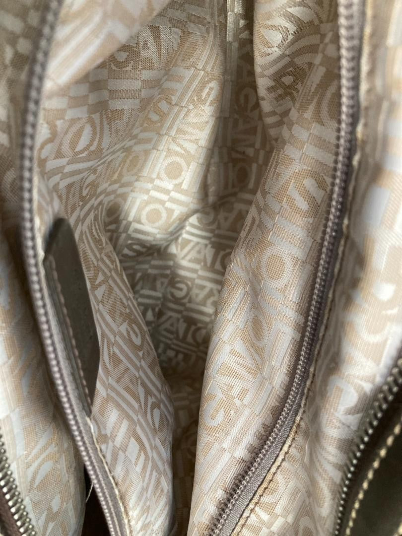 Salvatore Ferragamo Hand Bag Tote Purse Gancini Multicolor Authentic