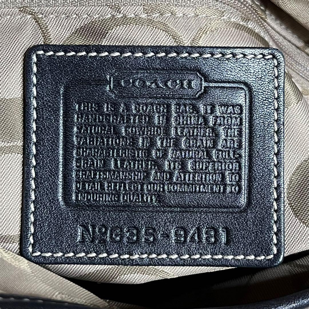 COACH Shoulder Bag Purse 9481 Soho Leather Black Authentic