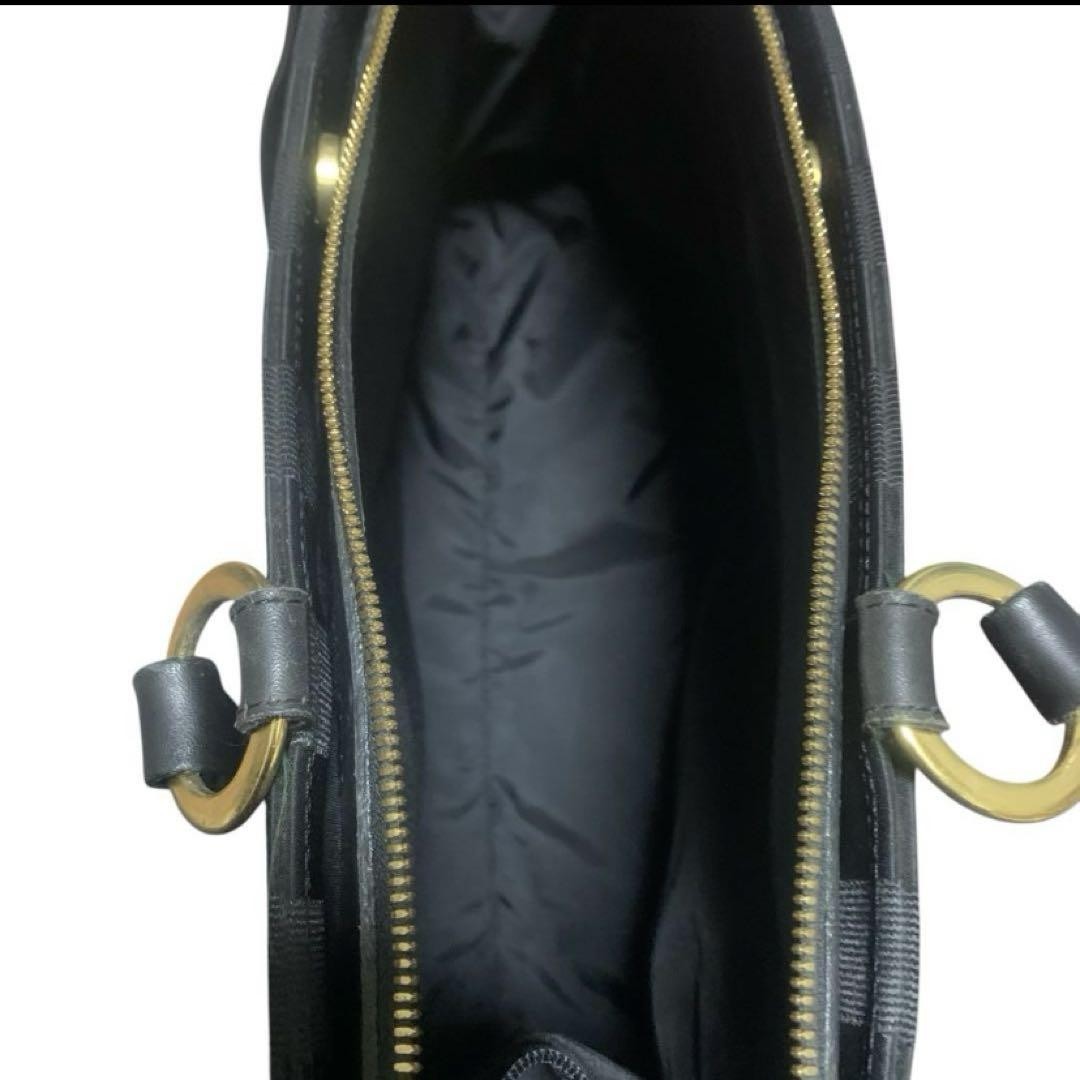 Valentino Garavani SPORT Hand Bag Tote Purse Logo Black Authentic