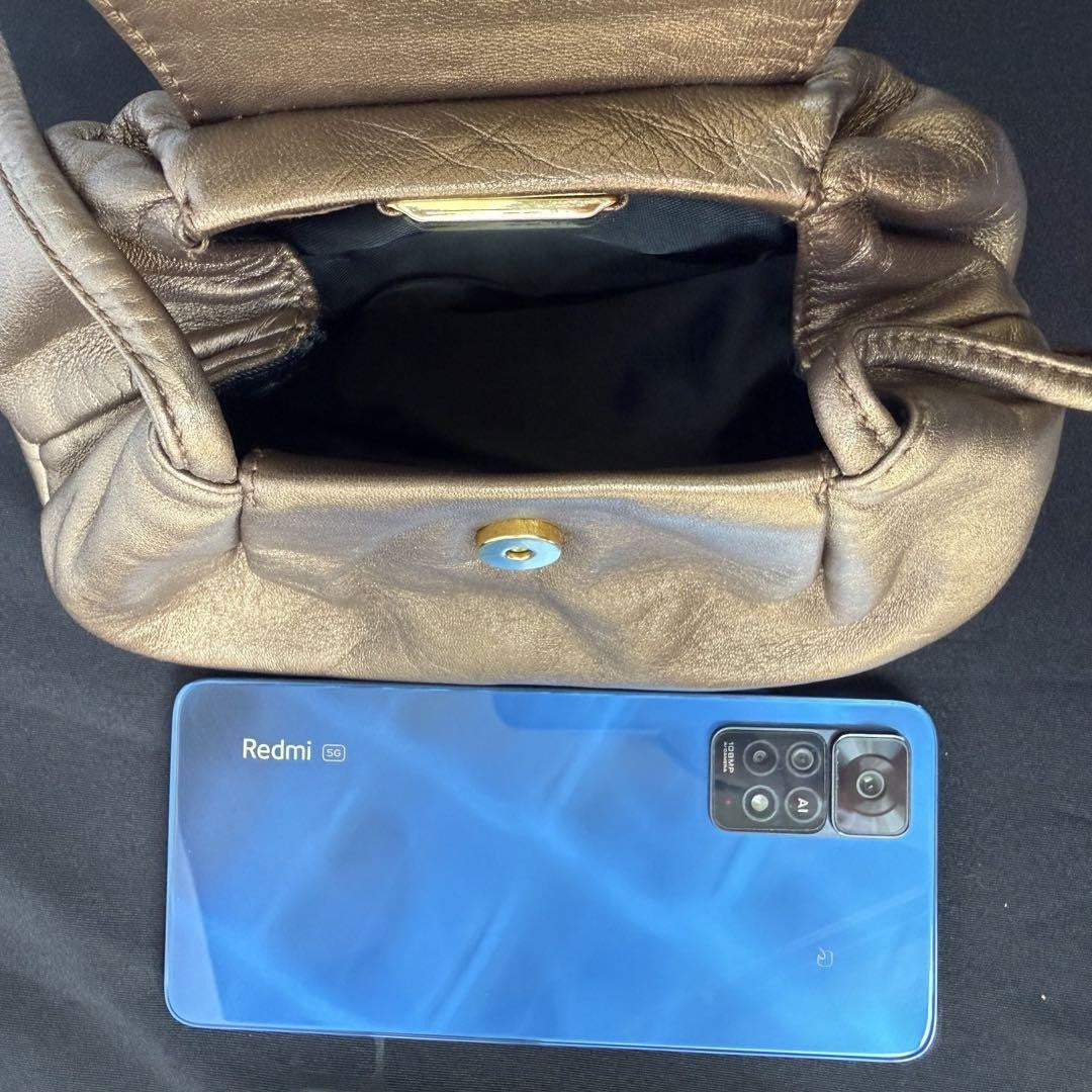 LOEWE Shoulder Bag Purse Leather Brown Authentic
