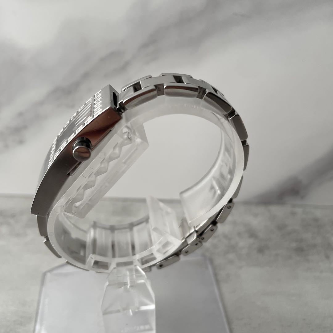 FENDI Quartz Watch Wristwatch FF Silver Women's Authentic