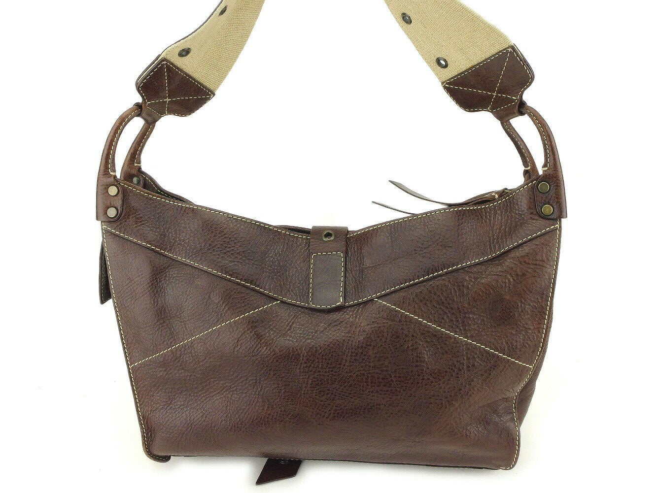 Dolce & Gabbana Shoulder Bag Purse Leopard Brown Authentic
