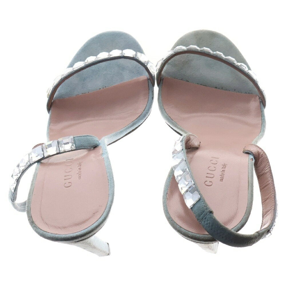 GUCCI Shoes Pumps Heel EU 37 US 7 Blue Authentic