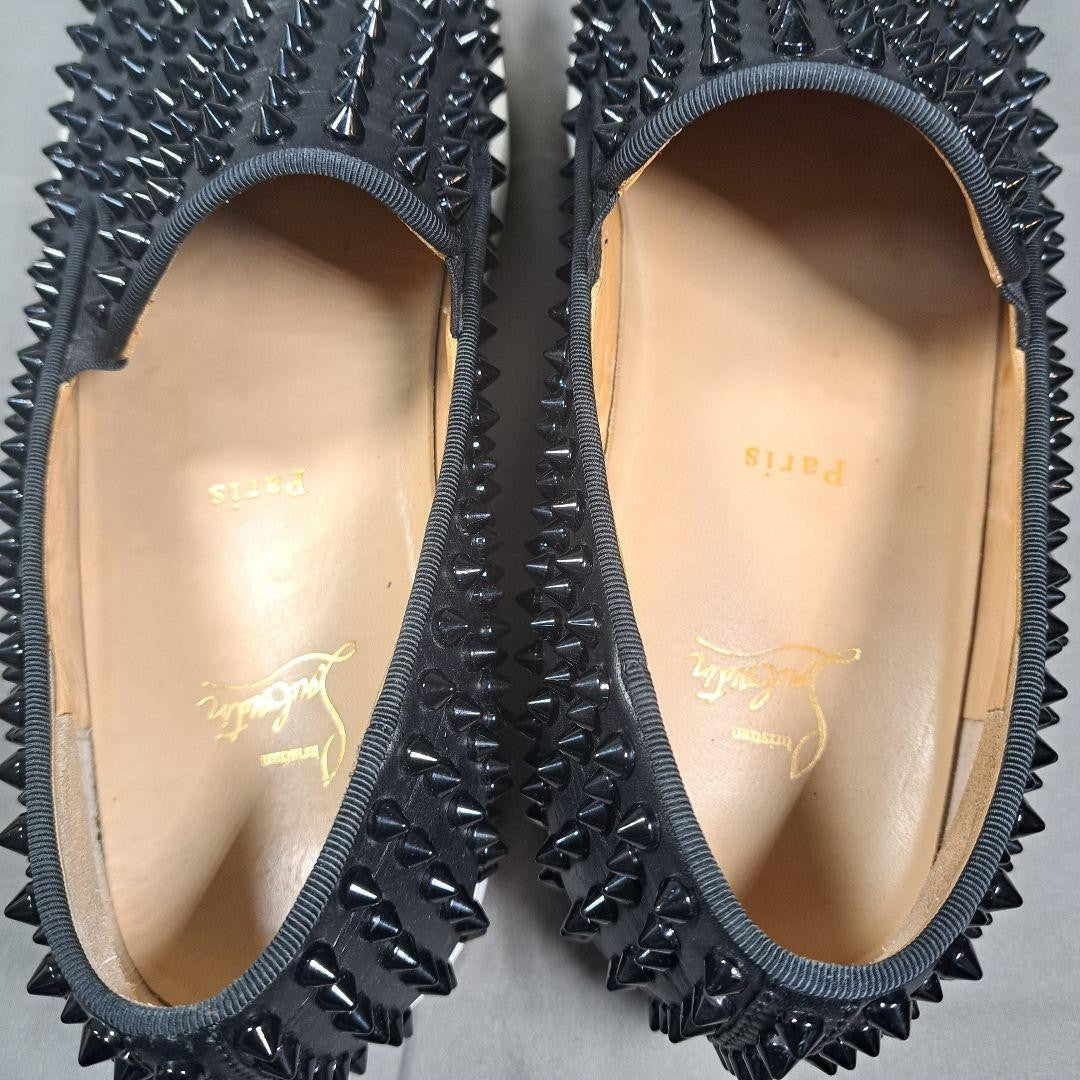 Christian Louboutin Sneakers Shoes Low-Cut Studs EU 44 US 11 Authentic