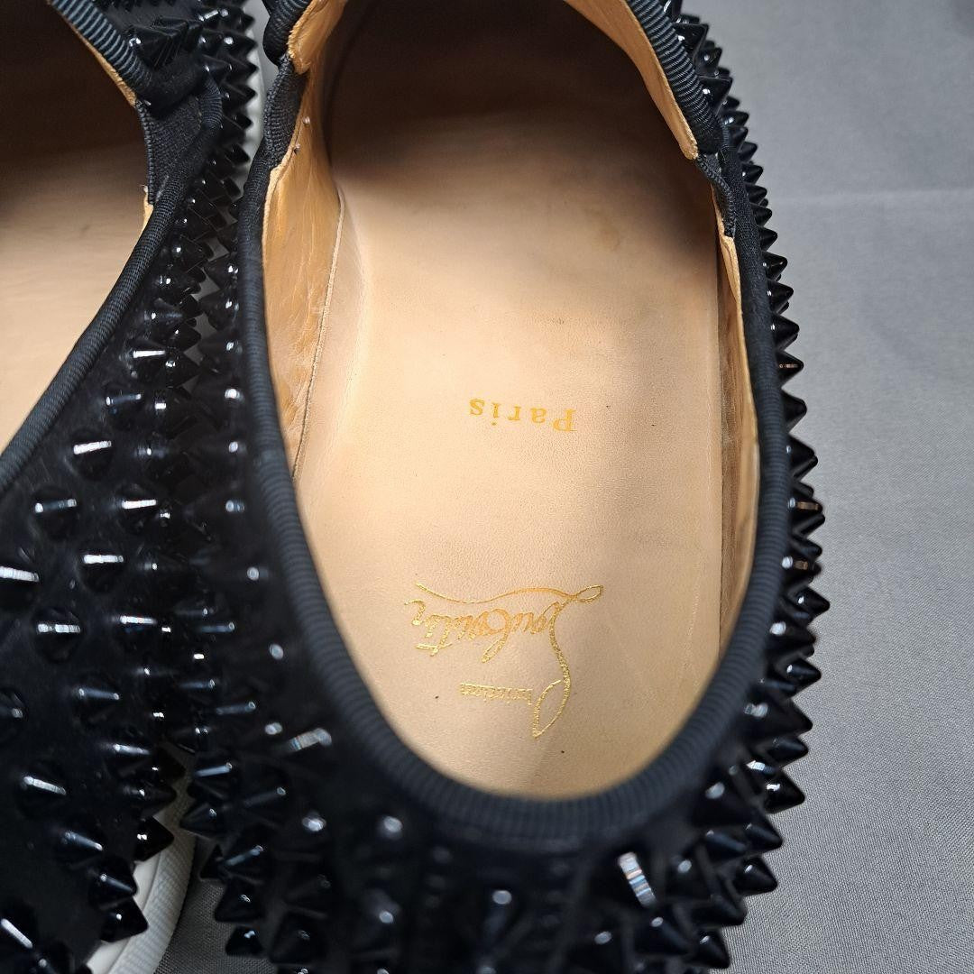 Christian Louboutin Sneakers Shoes Low-Cut Studs EU 44 US 11 Authentic