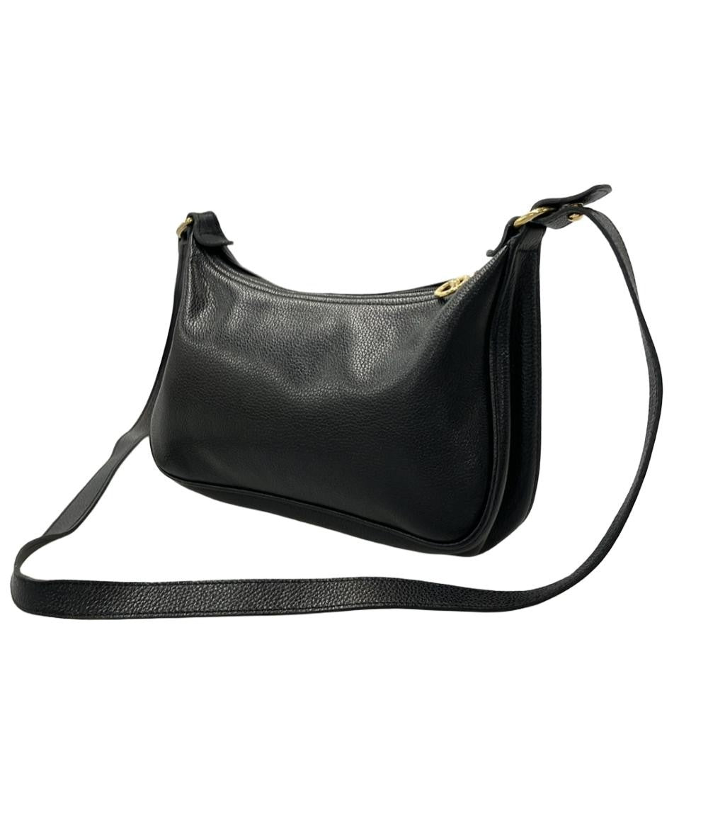 Longchamp Shoulder Bag Purse Black Authentic