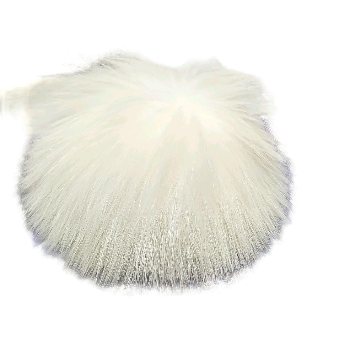 FENDI Bag Charm Key Holder Strap White Authentic