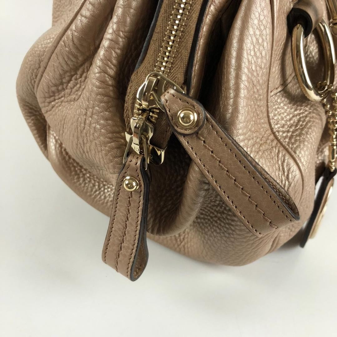 GUCCI Hand Shoulder Bag Tote Purse 2way Pink Authentic