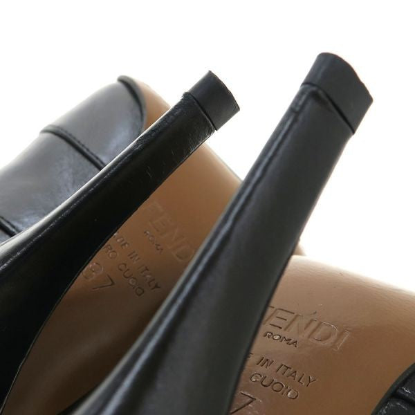 FENDI Boots Shoes EU 37 US 7 Black Authentic