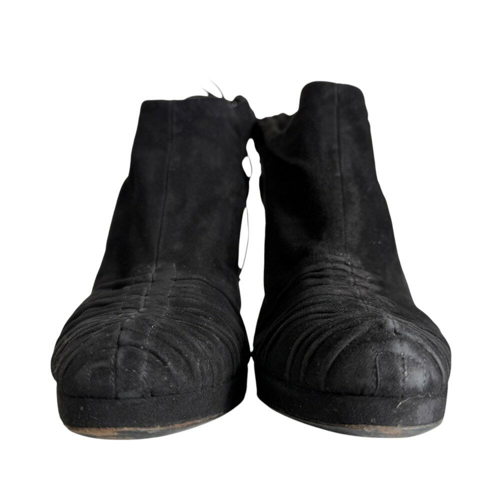 GUCCI Shoes Pumps Heel Bootie EU 37.5 US 7.5 Black Authentic