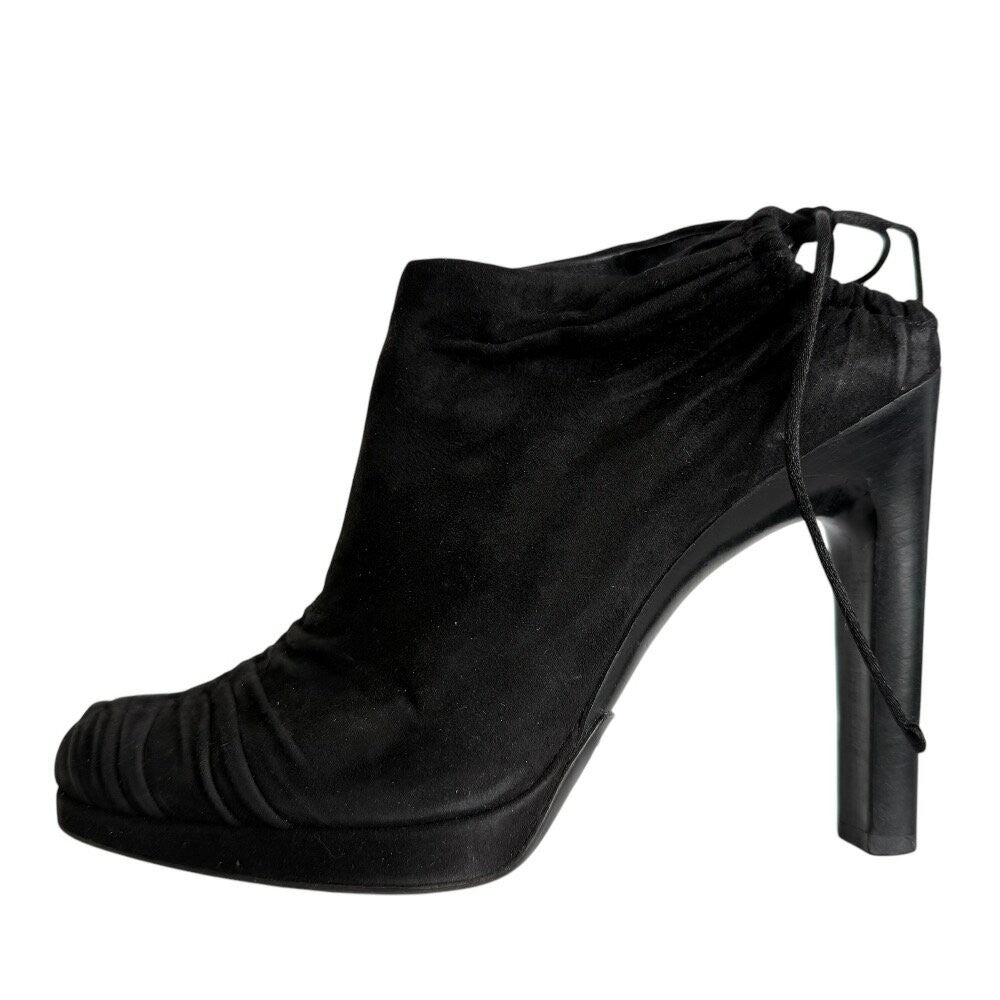 GUCCI Shoes Pumps Heel Bootie EU 37.5 US 7.5 Black Authentic
