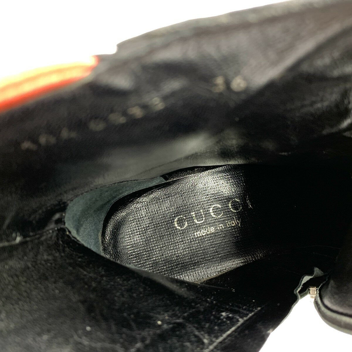 GUCCI Short Boots Shoes EU 36 US 6 Black Authentic