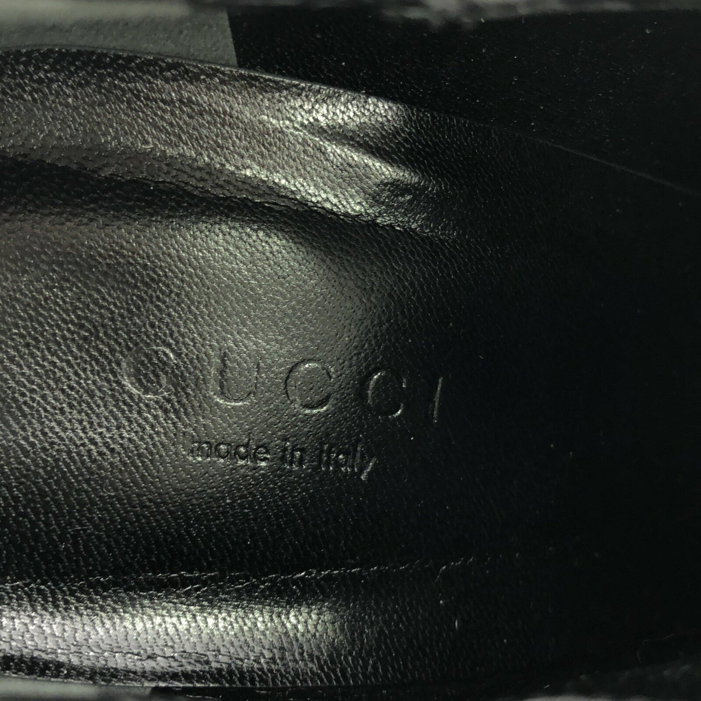 GUCCI Bootie Boots Shoes EU 37 US 7 Leather Black Authentic