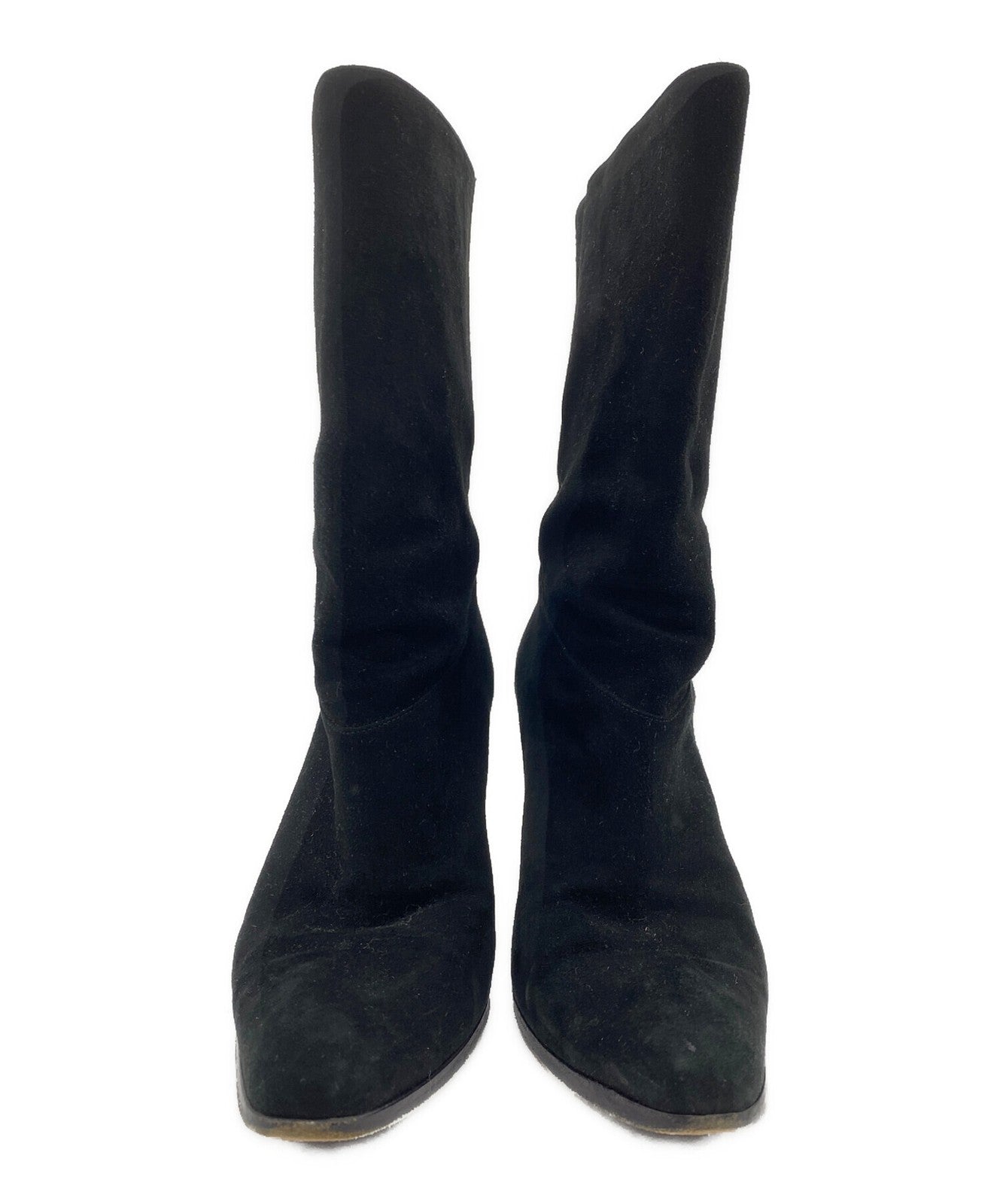 GUCCI Short Boots Shoes EU 37 US 7 Black Authentic