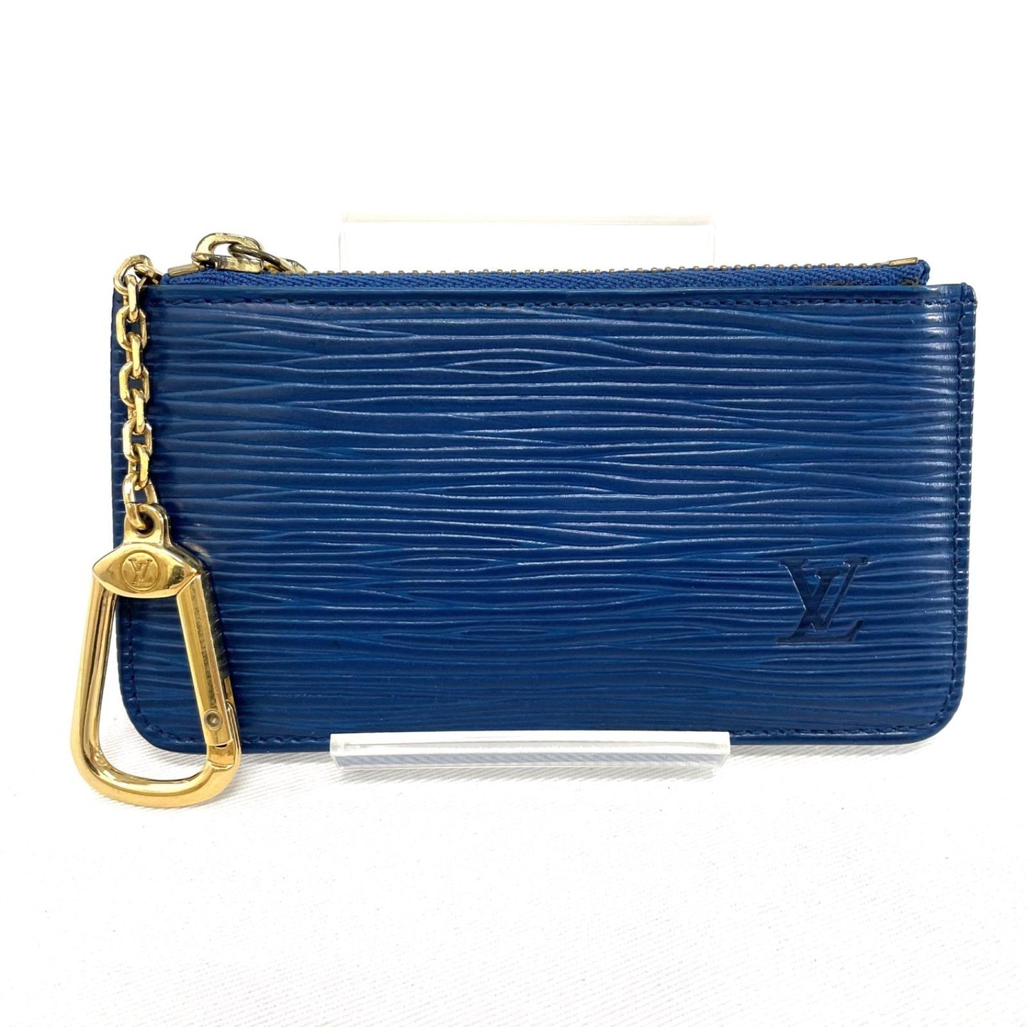 LOUIS VUITTON Coin Case Wallet Purse Compact Pochette Cles Epi M63805 Auth
