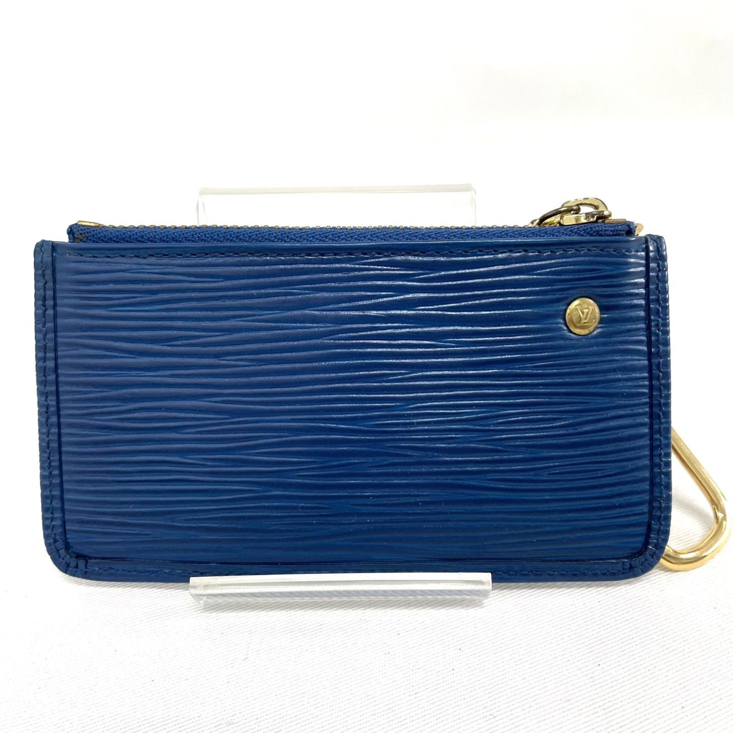 LOUIS VUITTON Coin Case Wallet Purse Compact Pochette Cles Epi M63805 Auth