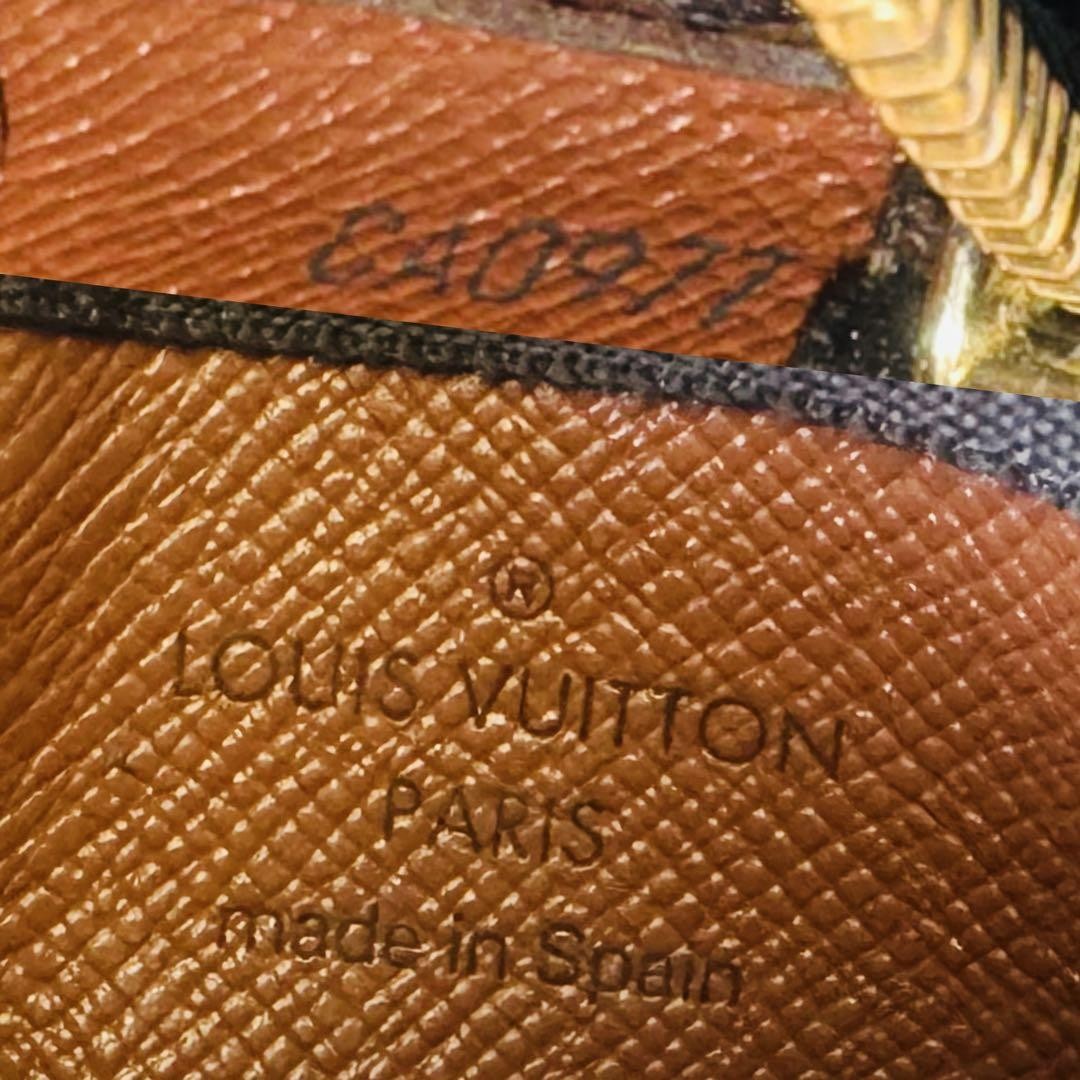 LOUIS VUITTON Coin Case Wallet Purse Compact Pochette Cles Monogram Auth