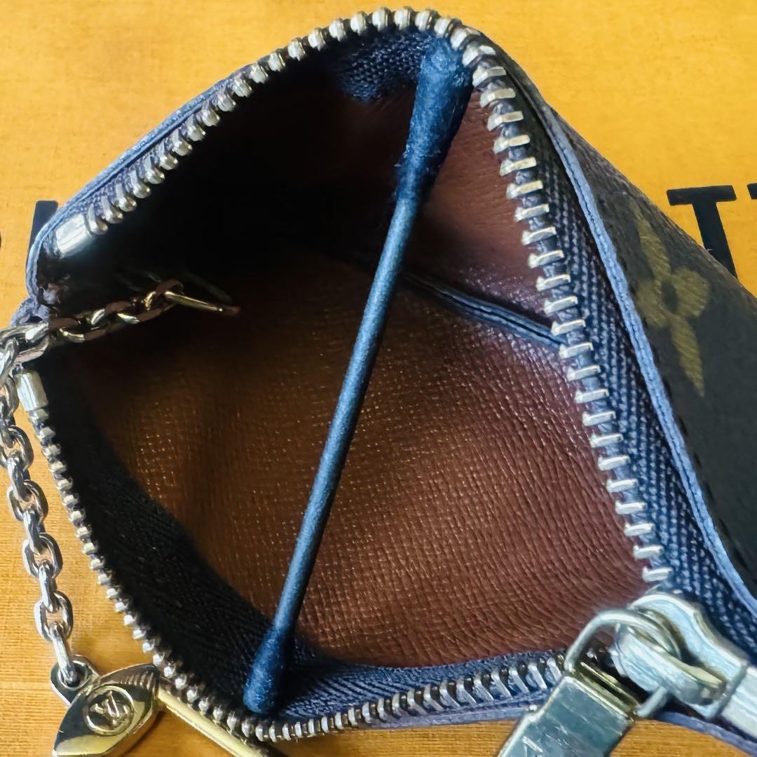 LOUIS VUITTON Coin Case Wallet Purse Compact Pochette Cles Monogram Auth