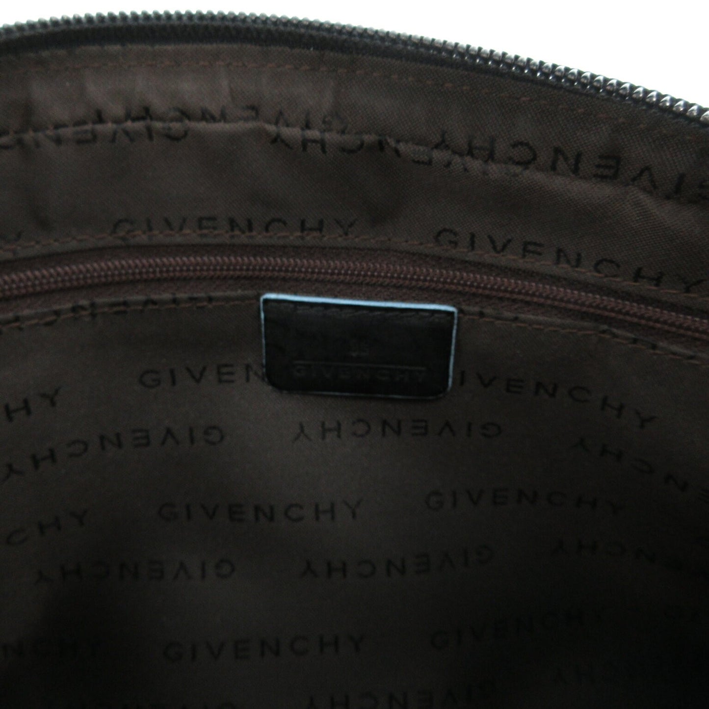 GIVENCHY Shoulder Bag Purse 4G Leather Black Authentic