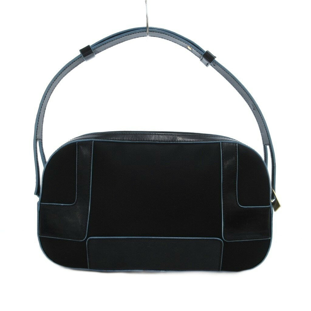 GIVENCHY Shoulder Bag Purse 4G Leather Black Authentic