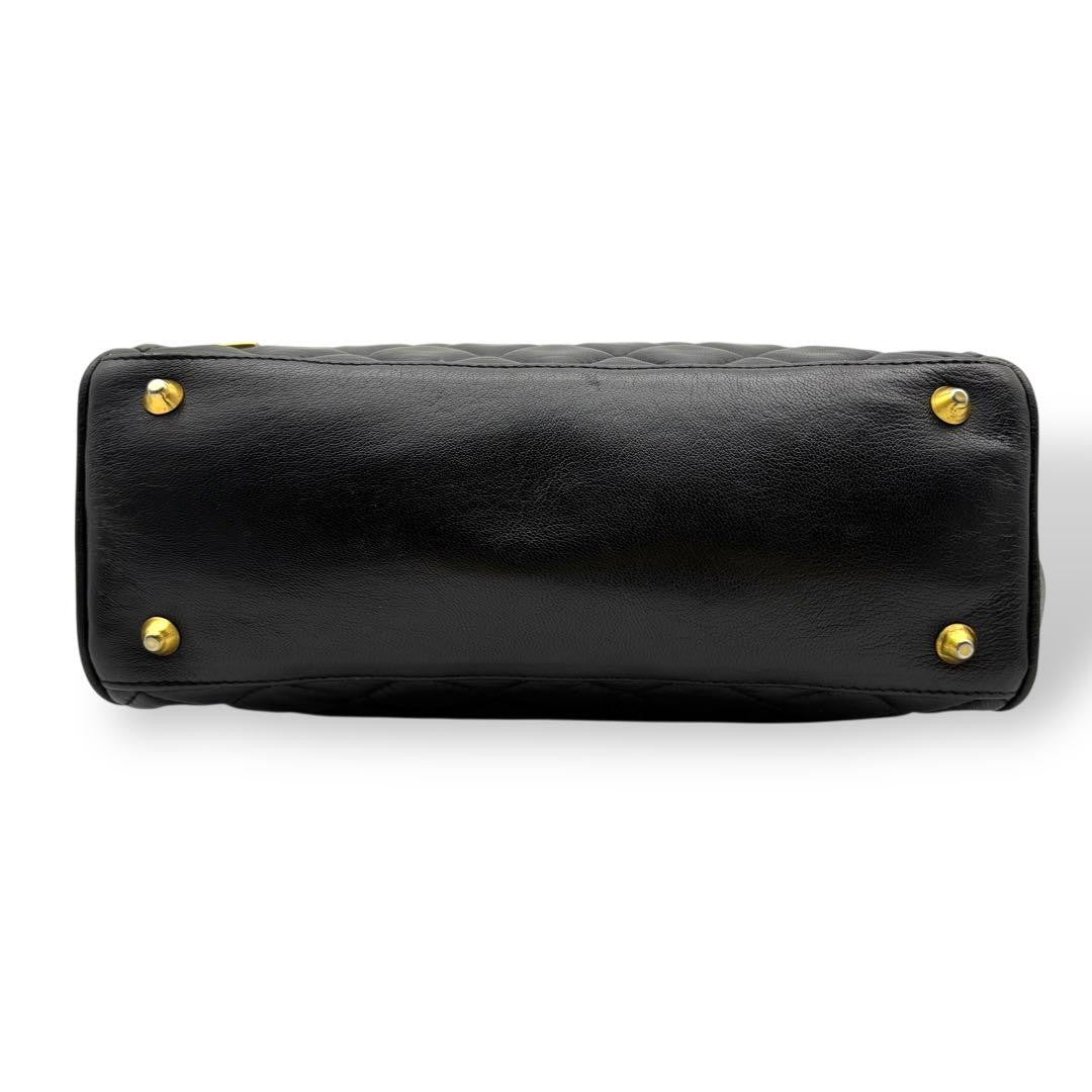 GIVENCHY Hand Bag Tote Purse 4G Leather Black Authentic