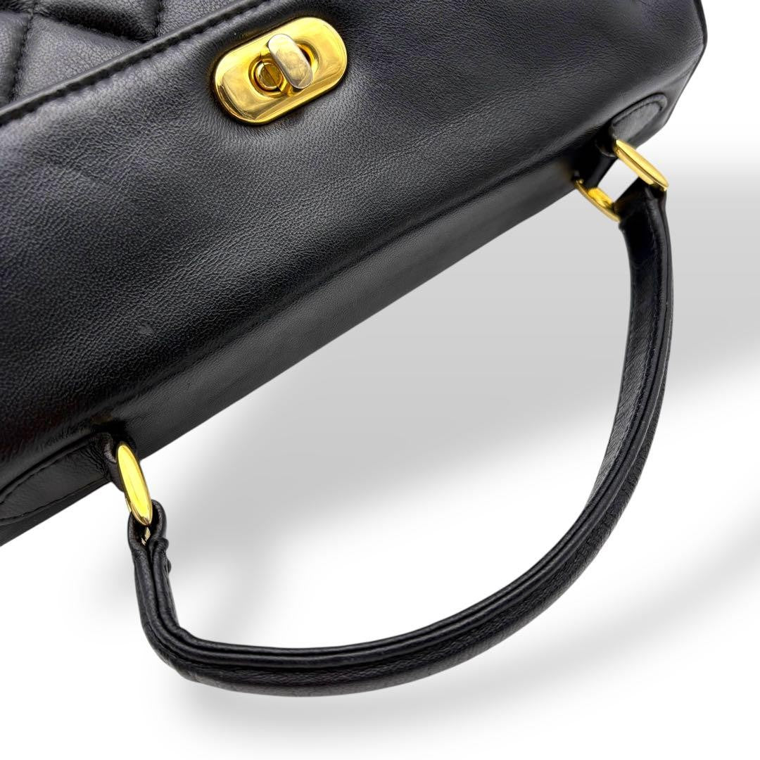GIVENCHY Hand Bag Tote Purse 4G Leather Black Authentic