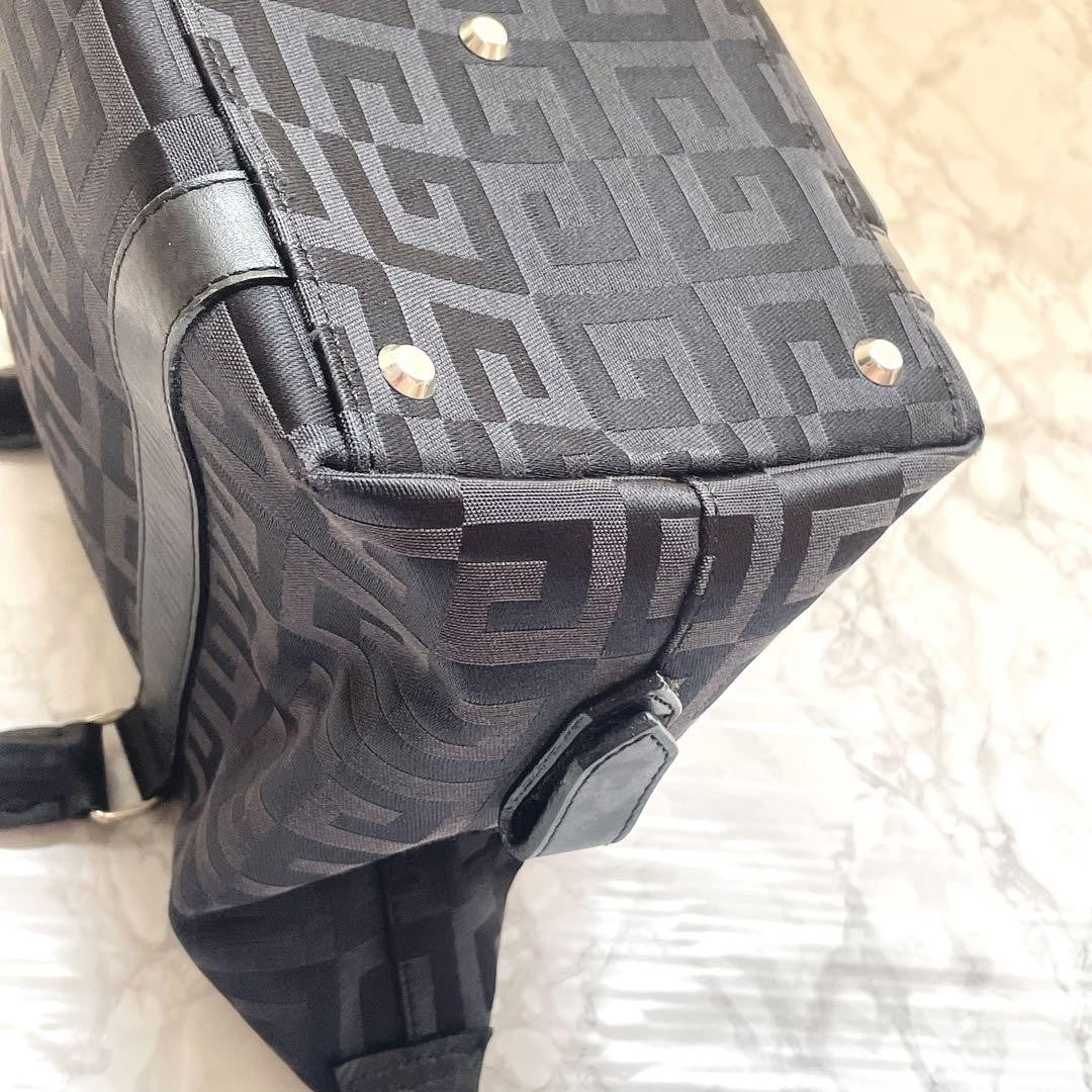 GIVENCHY Hand Bag Tote Purse 4G Black Authentic