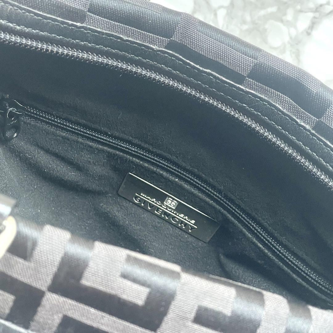 GIVENCHY Hand Bag Tote Purse 4G Black Authentic