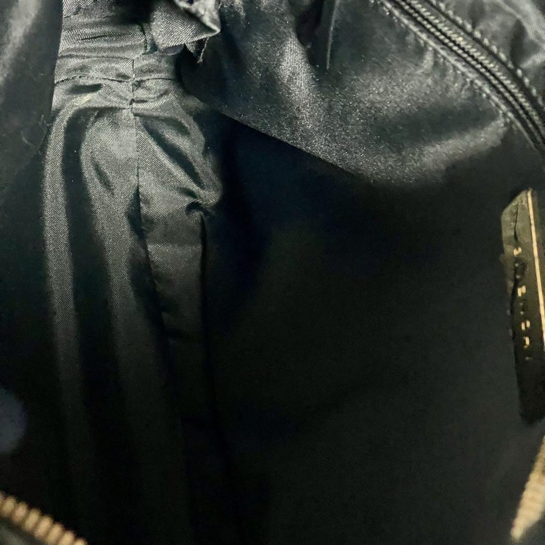 GIVENCHY Shoulder Bag Purse 4G Canvas Leather Black Authentic