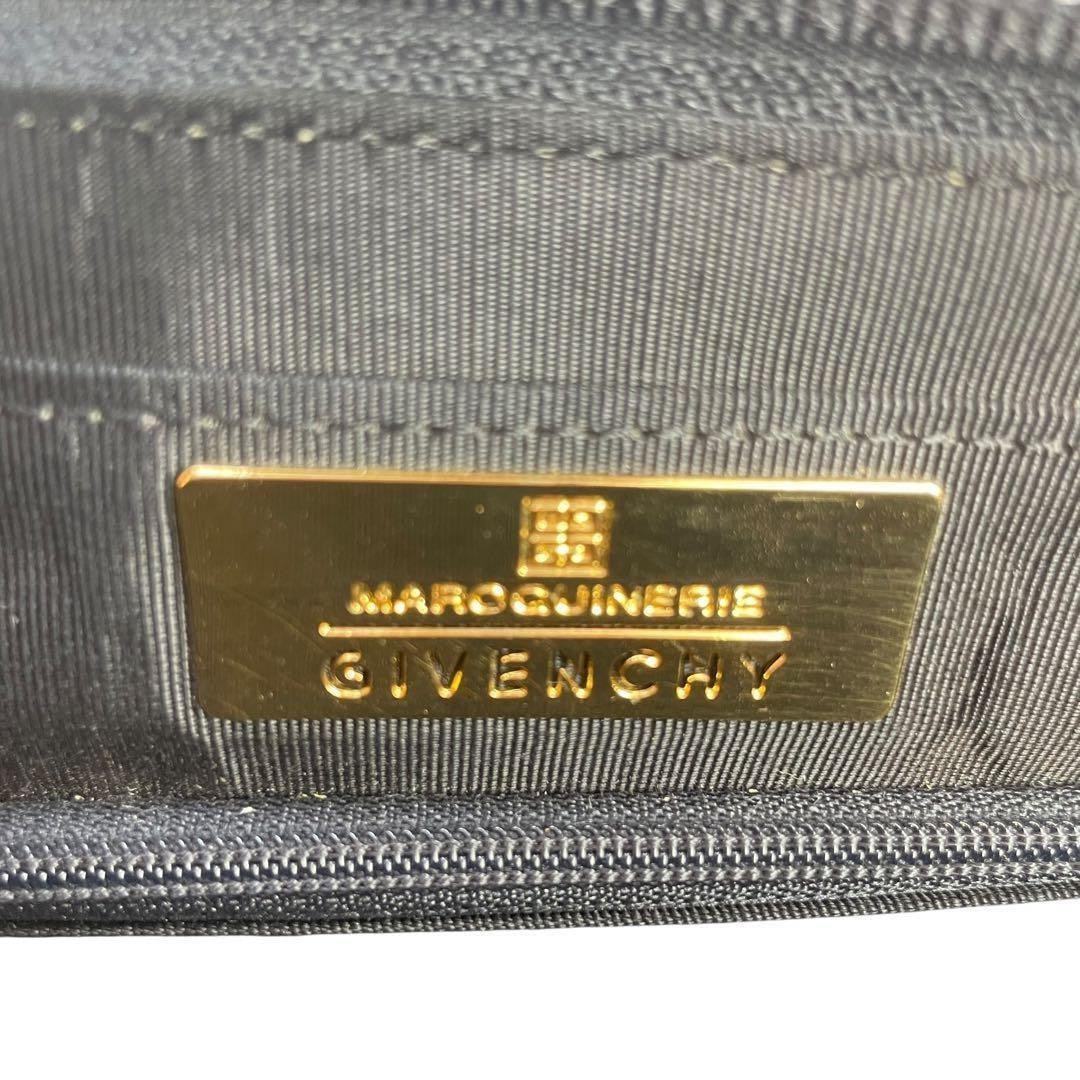 GIVENCHY Hand Bag Tote Purse 4G Leather Black Authentic