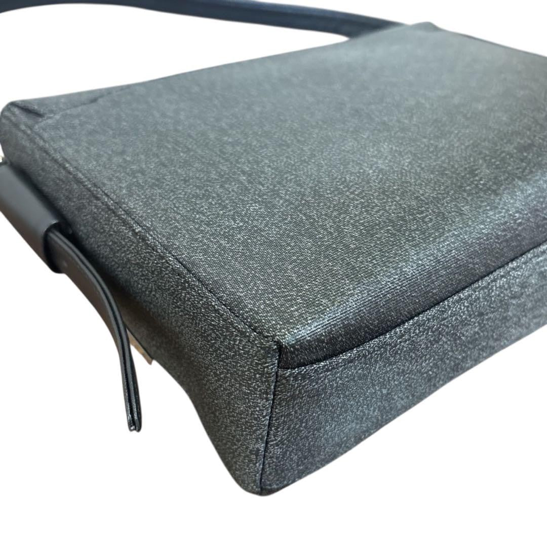 GIVENCHY Hand Bag Tote Purse 4G Leather Canvas Gray Authentic