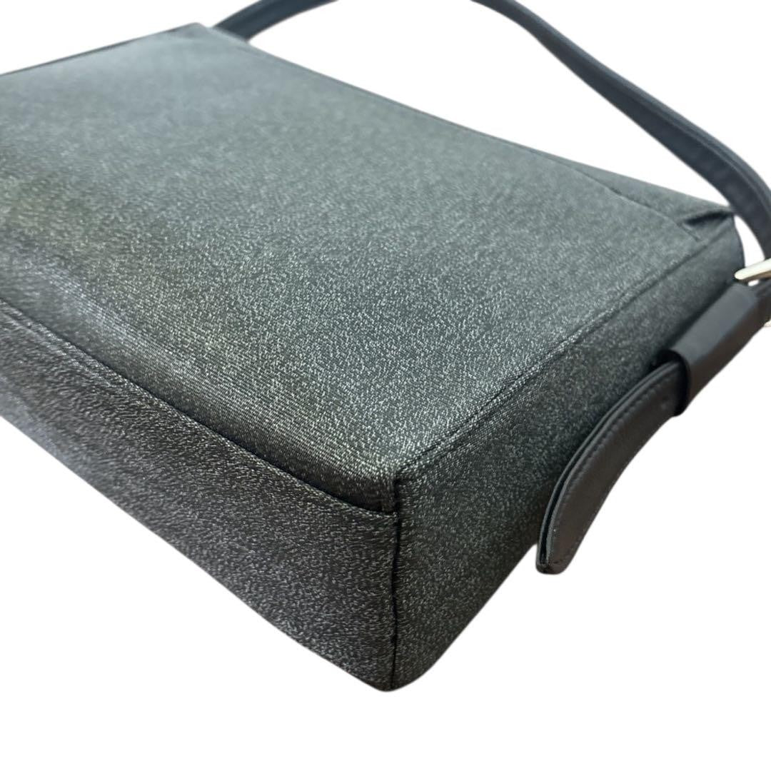 GIVENCHY Hand Bag Tote Purse 4G Leather Canvas Gray Authentic
