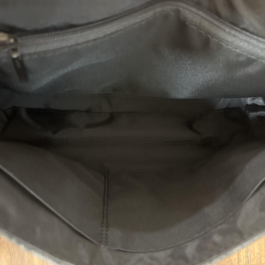 GIVENCHY Hand Bag Tote Purse 4G Leather Canvas Gray Authentic