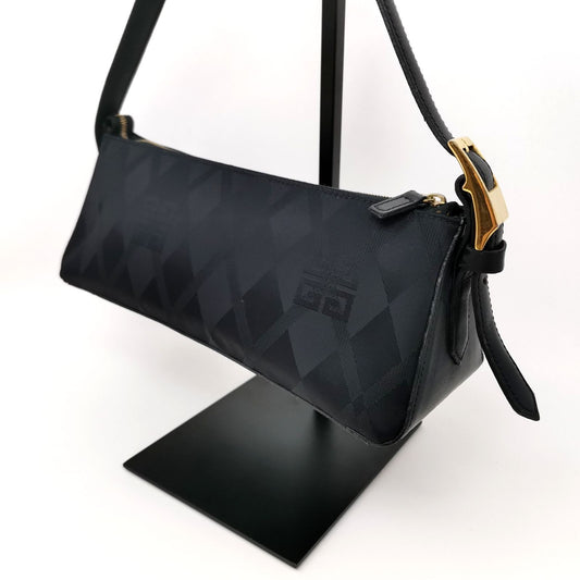 GIVENCHY Shoulder Bag Purse Accessory Pouch 4G Black Authentic