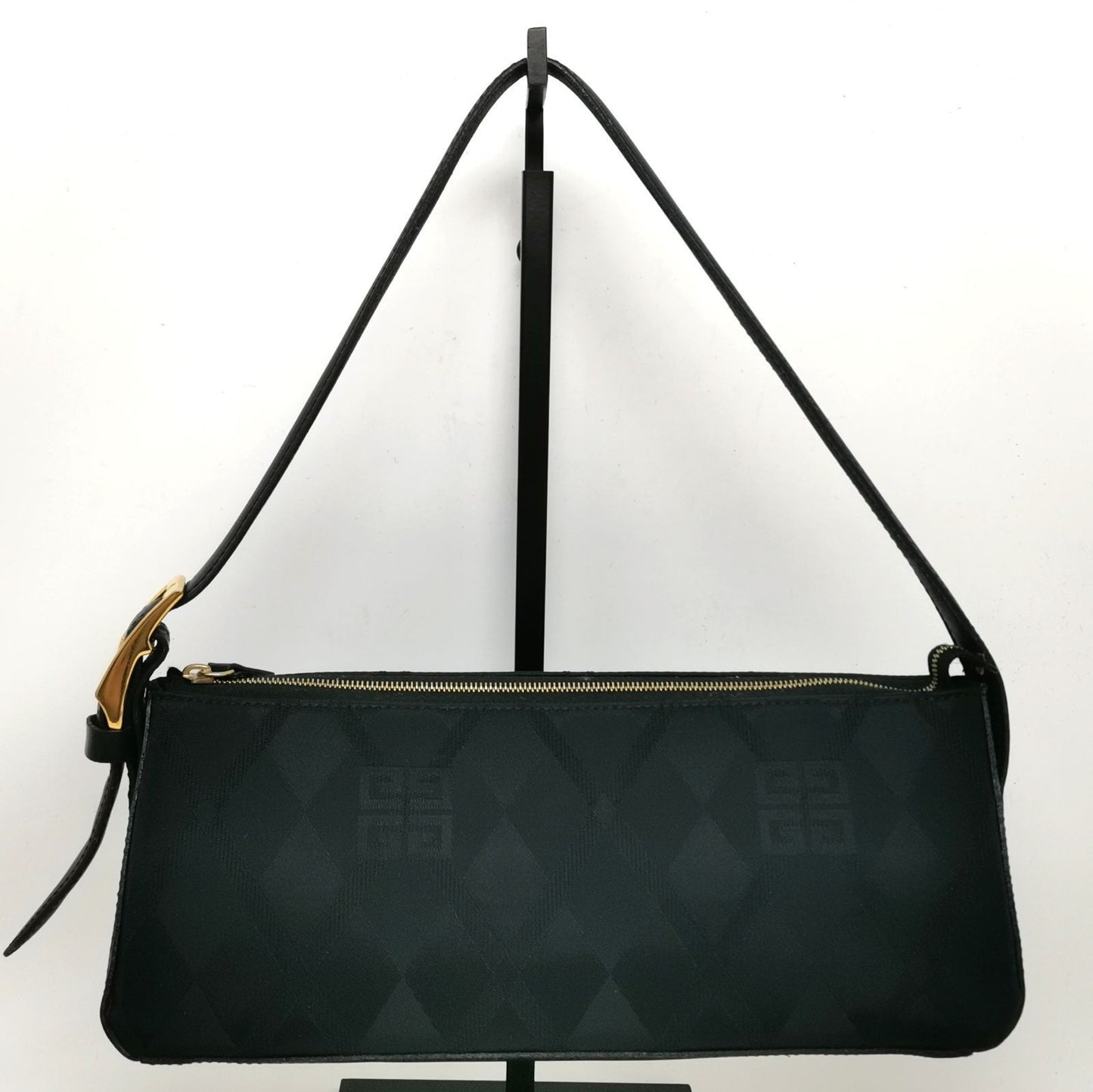 GIVENCHY Shoulder Bag Purse Accessory Pouch 4G Black Authentic