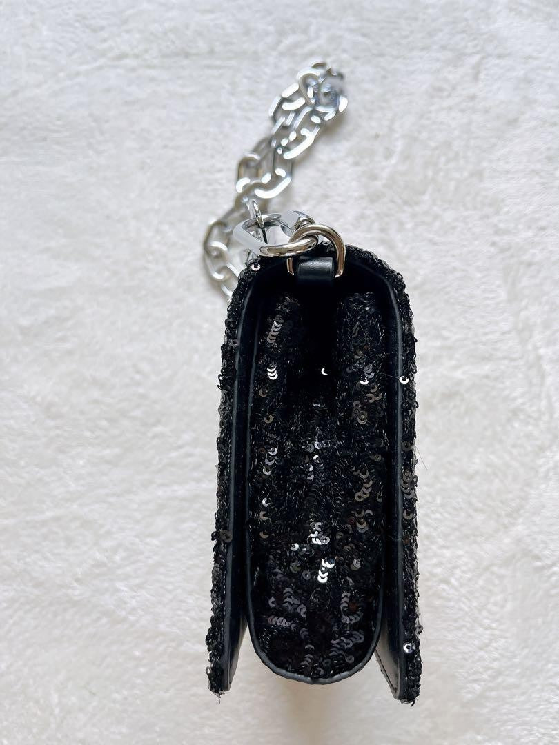 Dolce & Gabbana Shoulder Bag Purse DGGIRLS Black Authentic