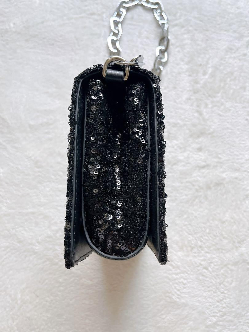 Dolce & Gabbana Shoulder Bag Purse DGGIRLS Black Authentic
