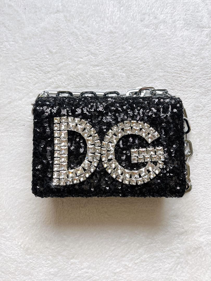 Dolce & Gabbana Shoulder Bag Purse DGGIRLS Black Authentic