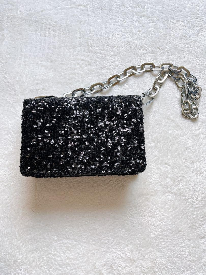 Dolce & Gabbana Shoulder Bag Purse DGGIRLS Black Authentic