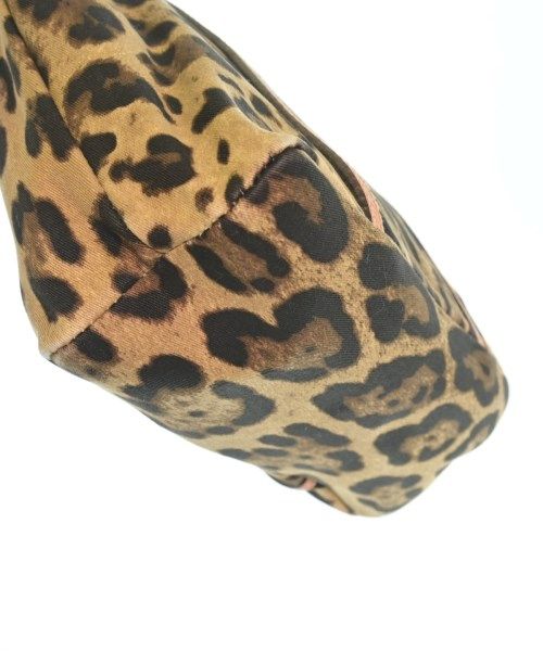 Dolce & Gabbana Hand Bag Tote Purse Leopard Brown Beige Authentic