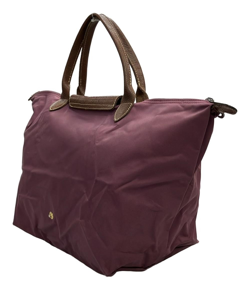 Longchamp Hand Bag Tote Purse Le Pliage Bordeaux Authentic